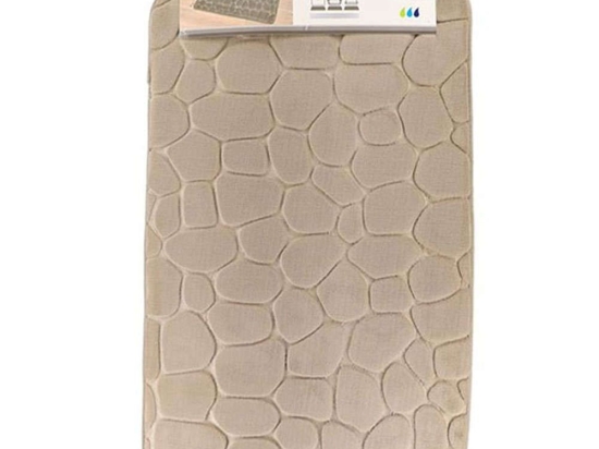 Πατάκι Μπάνιου Memory 06.7718N165 50x80cm Taupe 50 X 80 100% Βαμβάκι