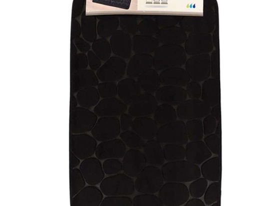 Πατάκι Μπάνιου Memory 06.7718N103 50x80cm Black 50 X 80 100% Βαμβάκι