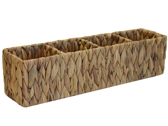 Καλάθι Με Χωρίσματα 00.06.68512 40x10x10cm Natural Υδροϋάκινθος