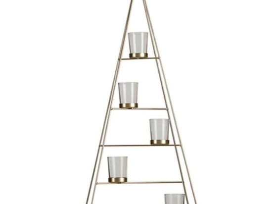 Κηροπήγιο Ρεσώ 02.1068915 31x12x68cm Gold