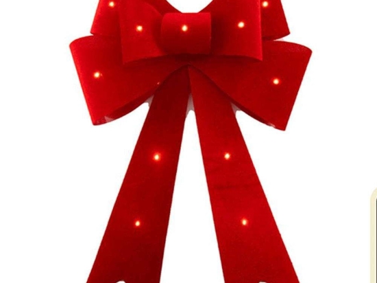 Φιόγκος Με Φωτισμό Led 014.XMR1445 40x60cm Red