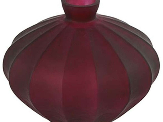 Βάζο Marylou Μπουλ 013.788466 19x15cm Bordo Γυαλί