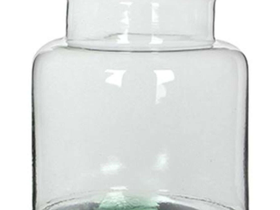 Βάζο Mathew 02.1007013 19x18cm Clear Γυαλί