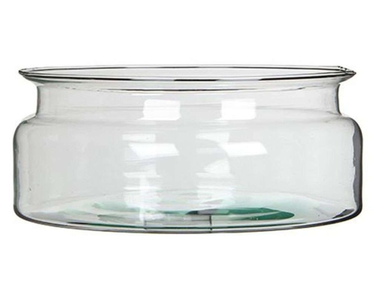 Μπωλ Διακοσμητικό Mathew 02.1018681 Φ24x10cm Clear Γυαλί