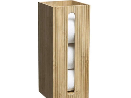 Θήκη Χαρτιού 07.174539 14,5x14,5x36cm Natural Bamboo