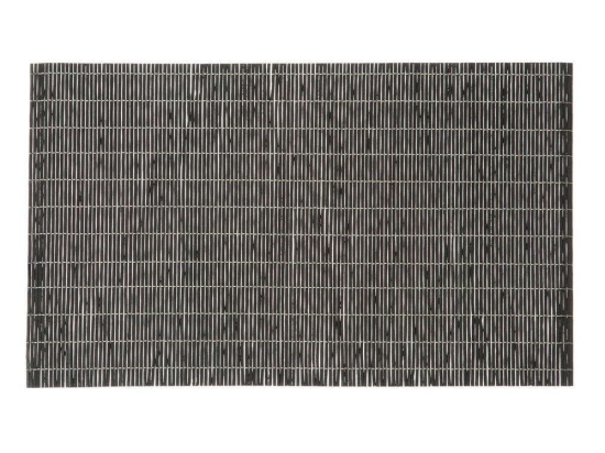 Σουπλά 07.176986B 45x30cm Black Ψάθα
