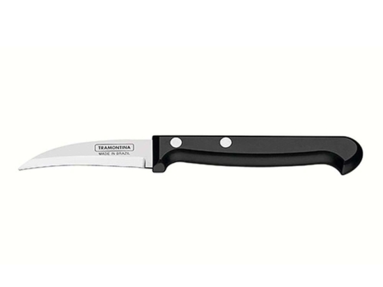 Μαχαίρι Ξεφλουδίσματος Ultracorte 020.23851.103 7,6cm Inox-Black Tramontina Ανοξείδωτο Ατσάλι