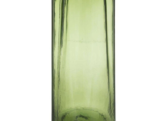 Βάζο Irregular 07.193755 15x32cm Green Γυαλί