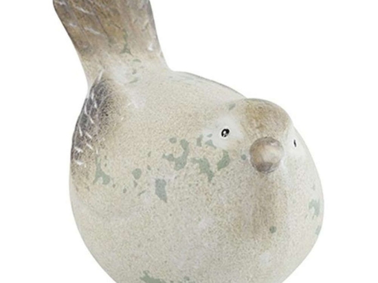 Πουλί Διακοσμητικό 013.802452 13,5x8,7x10,2cm Κεραμικό White