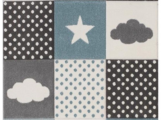Χαλί Παιδικό Bonita 1307 Grey-Blu New Plan 160X230cm