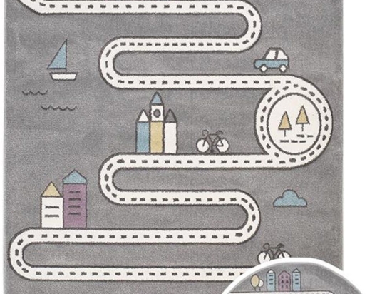 Χαλί Παιδικό Bonita 263 Grey-Multi New Plan 160X230cm