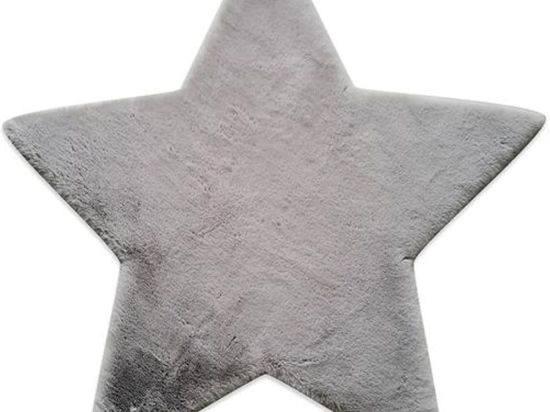 Χαλί Puffy FC6 Star Antislip Round Light Grey New Plan 120X120cm Round