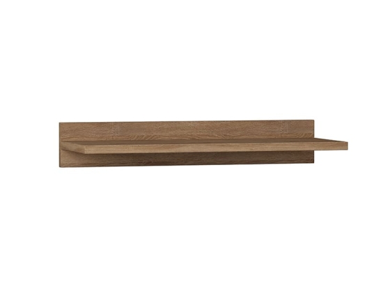 Ραφιέρα τοίχου Duz pakoworld χρώμα φυσικό 60x22x10εκ