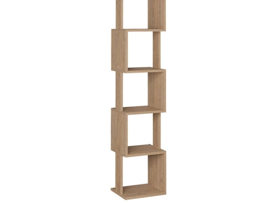 Βιβλιοθήκη - στήλη Piri pakoworld oak μελαμίνης 35x30x161εκ