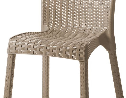 ΚΑΡΕΚΛΑ ΣΤΟΙΒΑΖΟΜΕΝΗ PP CAPPUCCINO RATTAN LOOK