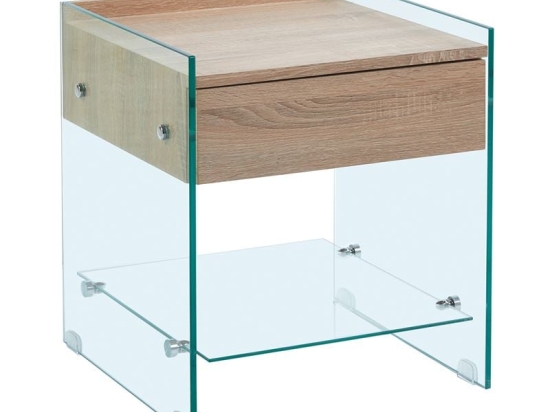 GLASSER WOOD ΚΟΜΟΔΙΝΟ ΔΙΑΦΑΝΟ ΓΥΑΛΙ 10MM - ΜΕ ΣΥΡΤΑΡΙ ΑΠΟΧΡΩΣΗ ΔΡΥΣ