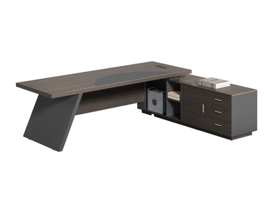 MASTER ΓΡΑΦΕΙΟ ΔΕΞΙΑ ΓΩΝΙΑ, ΑΠΟΧΡΩΣΗ GREY WALNUT