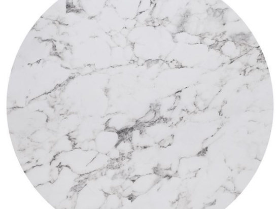 HPL (HIGH PRESSURE LAMINATED) ΕΠΙΦΑΝΕΙΑ ΤΡΑΠΕΖΙΟΥ ΑΠΟΧΡΩΣΗ WHITE MARBLE, UV