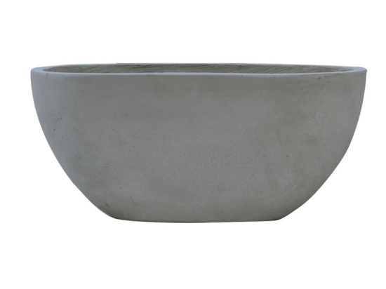 FLOWER POT-4 CEMENT GREY 76X34X32CM
