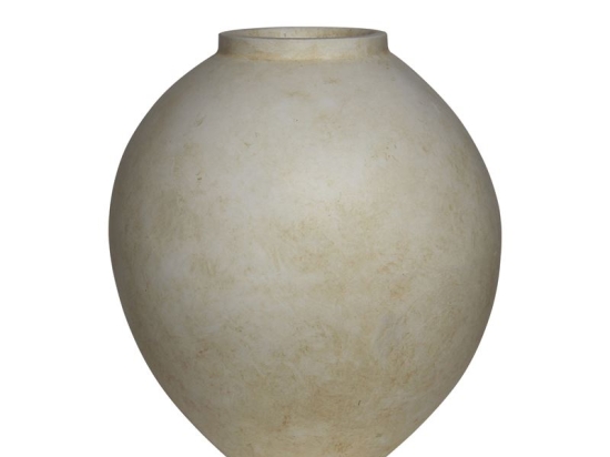 VASE-1 ΒΑΖΟ CEMENT, ΑΠΟΧΡΩΣΗ BEIGE Φ48X55CM