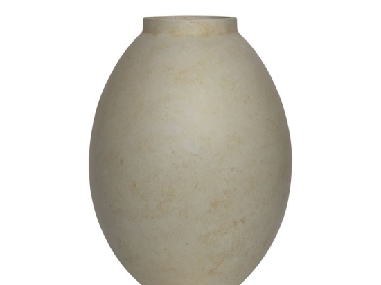 VASE-2 ΒΑΖΟ CEMENT, ΑΠΟΧΡΩΣΗ BEIGE Φ40X55CM