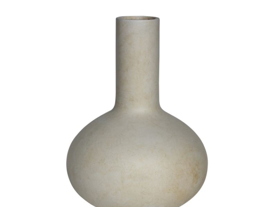 VASE-3 ΒΑΖΟ CEMENT, ΑΠΟΧΡΩΣΗ BEIGE Φ40X55CM
