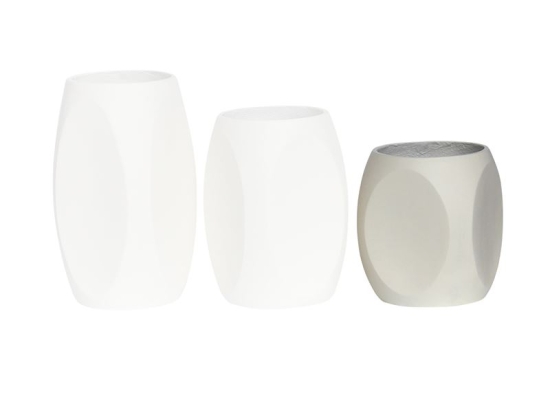 VASE-4 ΒΑΖΟ CEMENT, ΑΠΟΧΡΩΣΗ BEIGE Φ33X40CM