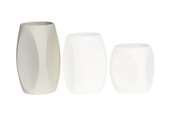 VASE-4 ΒΑΖΟ CEMENT, ΑΠΟΧΡΩΣΗ BEIGE Φ31X61CM