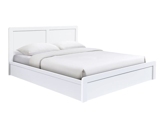 CALIBER ΚΡΕΒΑΤΙ ΔΙΠΛΟ ΓΙΑ ΣΤΡΩΜΑ 150X200CM, ΑΠΟΧΡΩΣΗ ΑΣΠΡΟ