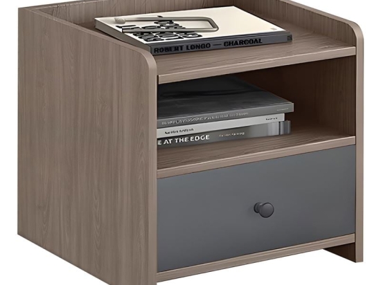 ORIENT ΚΟΜΟΔΙΝΟ ΜΕ 1 ΣΥΡΤΑΡΙ, ΑΠΟΧΡΩΣΗ SONOMA OAK-GREY
