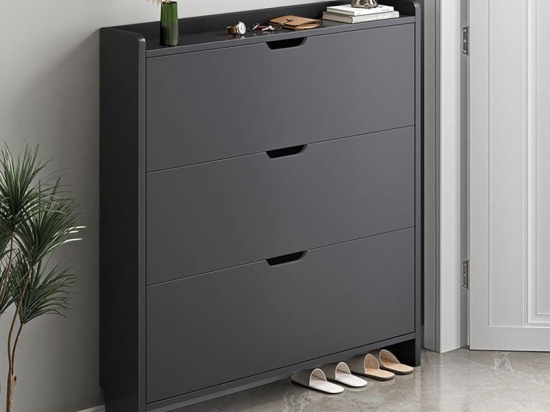 ΠΑΠΟΥΤΣΟΘΗΚΗ MDF - MELAMINE ΑΠΟΧΡΩΣΗ ΓΚΡΙ