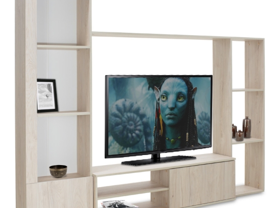 ΣΥΝΘΕΤΟ ΣΑΛΟΝΙΟΥ BLOSSOM PAKOWORLD ΧΡΩΜΑ SONOMA LIGHT 220X32,4X177,5ΕΚ