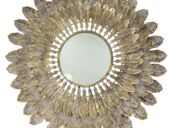 ΚΑΘΡΕΠΤΗΣ ARTELIBRE ΦΤΕΡΑ ΧΡΥΣΟ ΜΕΤΑΛΛΟ 68.5X4.5X68.5CM