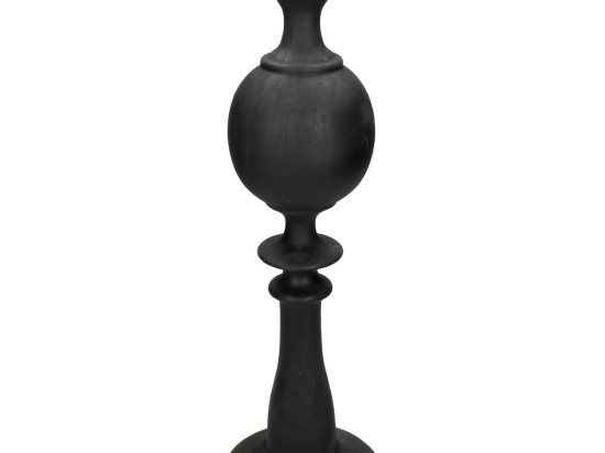 ΚΗΡΟΠΗΓΙΟ ARTELIBRE ΜΑΥΡΟ POLYRESIN 13X13X44CM