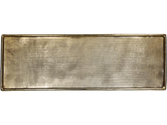 ΔΙΣΚΟΣ ARTELIBRE ΧΡΥΣΟ ΑΛΟΥΜΙΝΙΟ 58X20X0.5CM