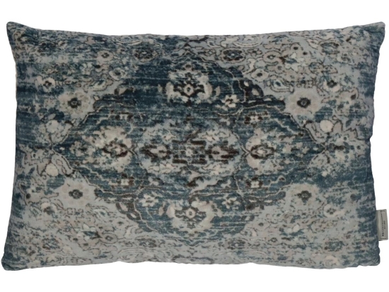 ΜΑΞΙΛΑΡΙ ARTELIBRE VINTAGE ΜΠΛΕ ΒΕΛΟΥΔΟ 40X60CM