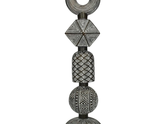 ΔΙΑΚΟΣΜΗΤΙΚΟ ARTELIBRE TRIBAL ΚΑΦΕ POLYRESIN 13X13X41CM