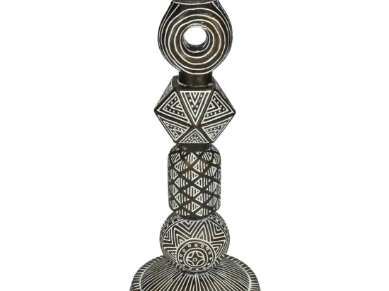 ΚΗΡΟΠΗΓΙΟ ARTELIBRE TRIBAL ΚΑΦΕ POLYRESIN 11.5X11.5X28CM