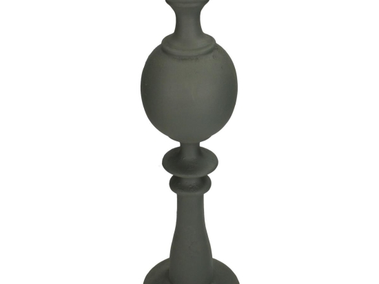 ΚΗΡΟΠΗΓΙΟ ARTELIBRE ΓΚΡΙ POLYRESIN 13X13X44CM