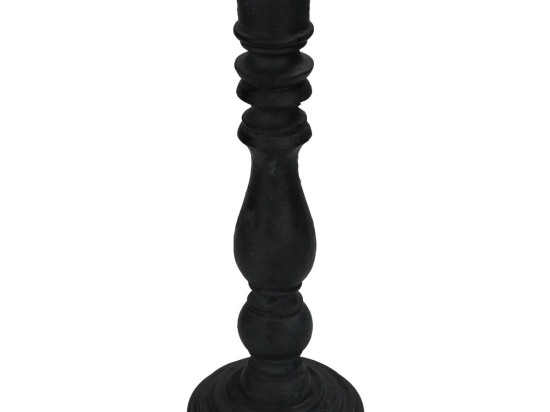 ΚΗΡΟΠΗΓΙΟ ARTELIBRE ΜΑΥΡΟ POLYRESIN 8.5X8.5X24CM