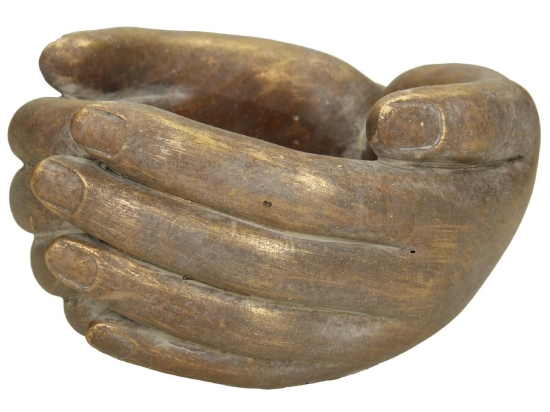 ΚΑΣΠΩ ARTELIBRE ΧΕΡΙΑ ΧΡΥΣΟ ΤΣΙΜΕΝΤΟ 18.5X16.5X9.5CM