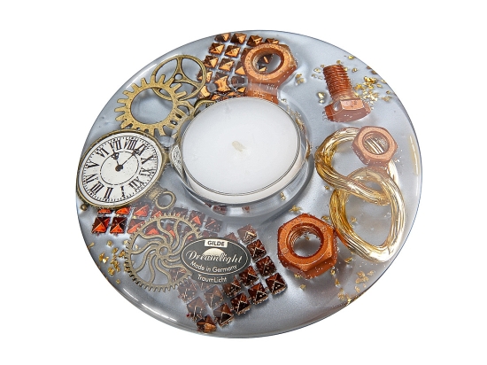 ΘΗΚΗ ΡΕΣΩ ARTELIBRE STEAMPUNK ΠΟΛΥΧΡΩΜΟ ΓΥΑΛΙ 5CM