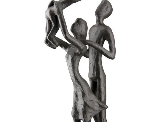 ΓΛΥΠΤΟ 'FAMILIENGLUCK' ΣΙΔΕΡΕΝΙΟ ΚΑΦΕ 5.5X9X20CM