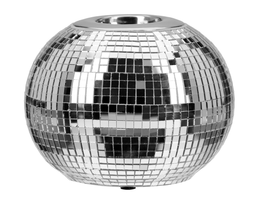 ΚΗΡΟΠΗΓΙΟ ΣΦΑΙΡΑ 'DISCO' ΚΕΡΑΜΙΚΟ ΑΣΗΜΙ 8.5X10CM