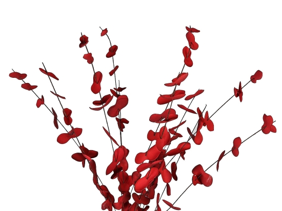 ΦΥΤΟ ARTELIBRE ΤΕΧΝΗΤΟ ΚΟΚΚΙΝΟ FOAM 120CM