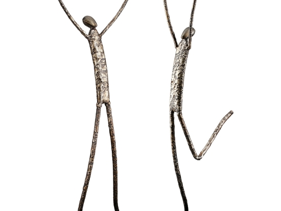 ΦΙΓΟΥΡΑ ΑΤΟΜΟ 'EMOTION' ΜΕΤΑΛΛΟ ΑΣΗΜΙ 2ΤΜΧ 5.5X17X36CM