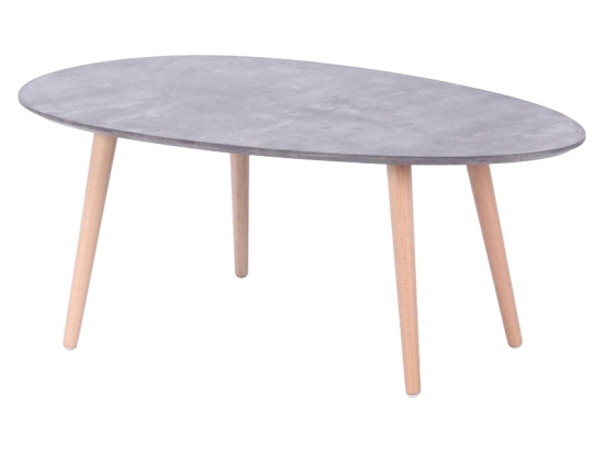 ΤΡΑΠΕΖΙ ΣΑΛΟΝΙΟΥ HAMILTON PAKOWORLD ΧΡΩΜΑ ΓΚΡΙ CEMENT-ΦΥΣΙΚΟ 98X60X38ΕΚ