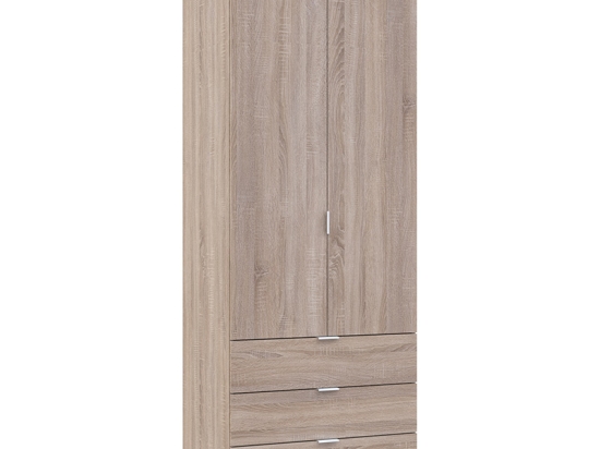 ΝΤΟΥΛΑΠΑ ΡΟΥΧΩΝ LILA PAKOWORLD ΔΙΦΥΛΛΗ SONOMA 77.5X49.5X203.5ΕΚ