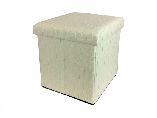 ΣΚΑΜΠΟ ΜΕ ΑΠΟΘΗΚΕΥΤΙΚΟ ΧΩΡΟ ΜΠΕΖ ΔΕΡΜΑ 38X38X38CM