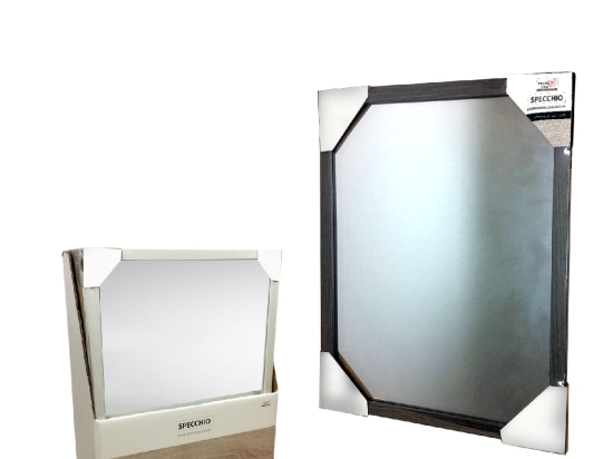 ΚΑΘΡΕΠΤΗΣ ΕΠΙΤΟΙΧΙΟΣ ΞΥΛΟ/ΓΥΑΛΙ 54X64CM ΣΕ 4 ΑΠΟΧΡΩΣΕΙΣ